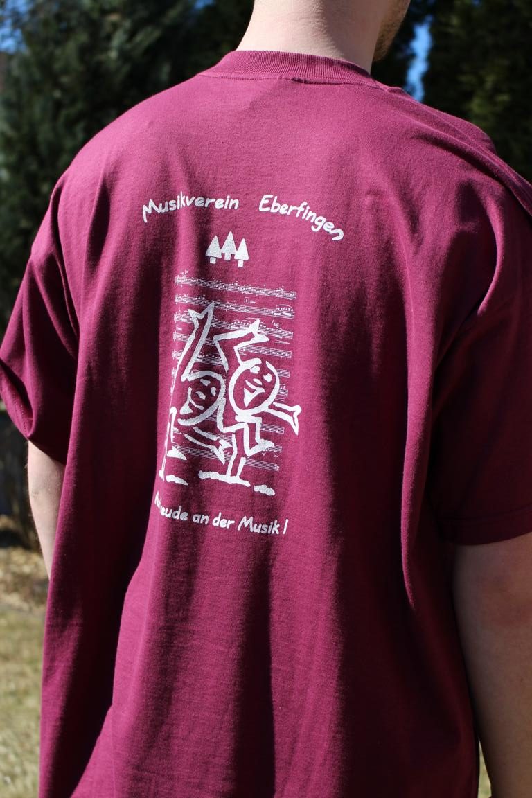 Bedrucktes T-Shirt Musikverein