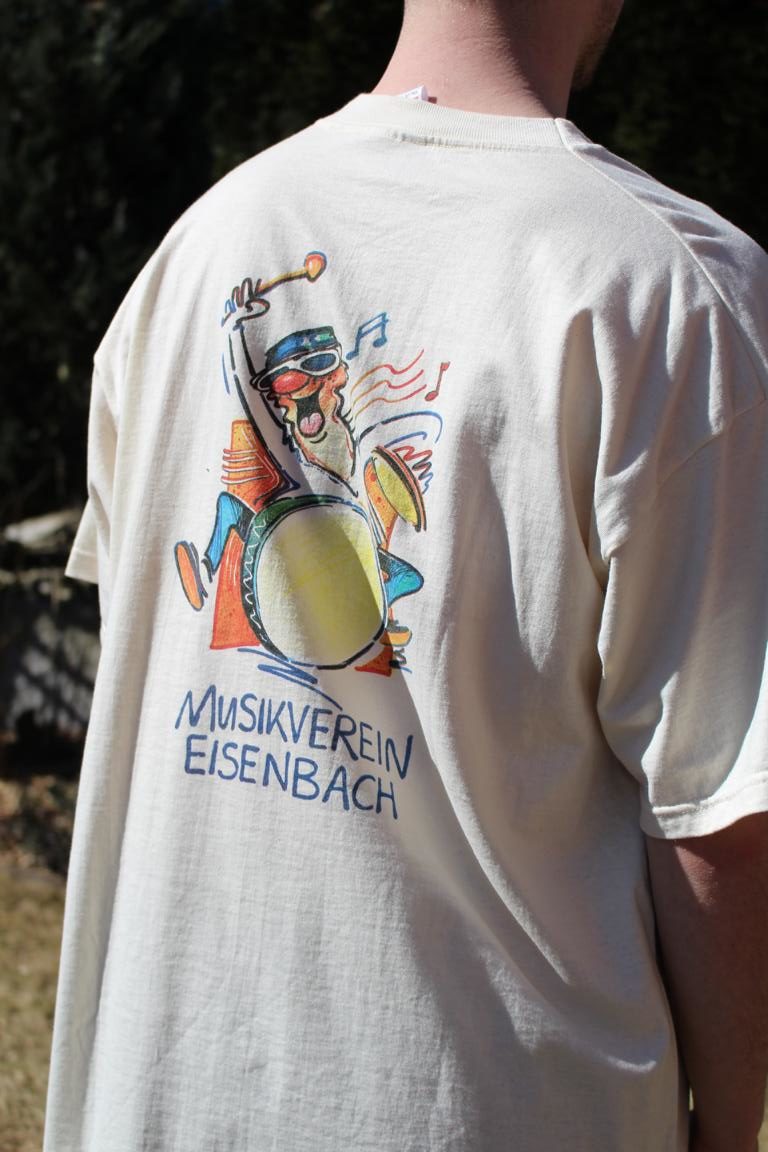 Bedrucktes T-Shirt Musikverein Rückseite